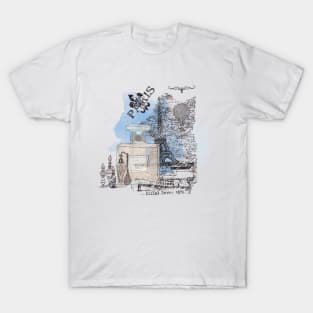 Paris Parfum collage T-Shirt